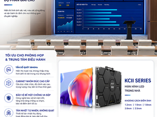 Màn hình LED Ledman KCII Series: Giải Pháp Hiển Thị Đỉnh Cao Cho Doanh Nghiệp
