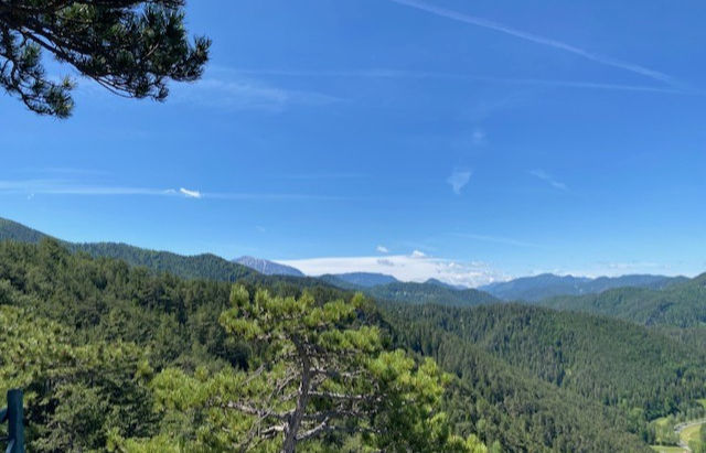 Gutensteiner Alpen on a sunny day