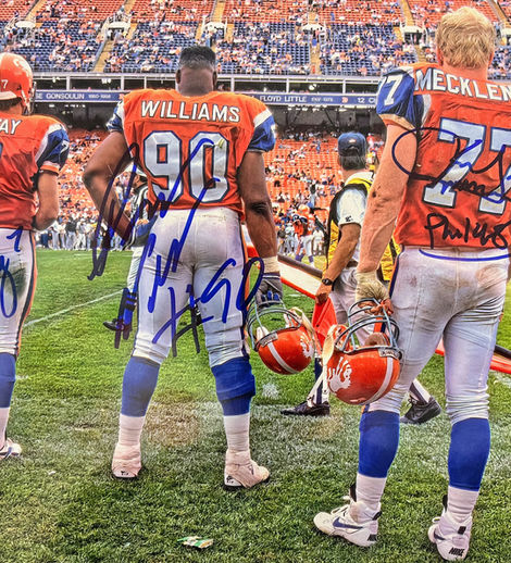 Dan Williams Game Worn 1994 Throwback Broncos Jersey