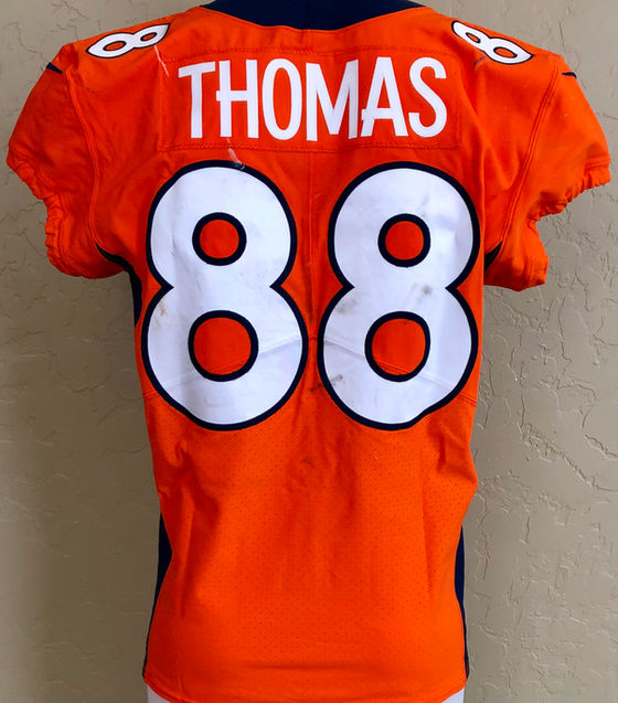 Demaryius Thomas Game Worn 2018 Denver Broncos Jersey