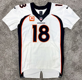 Peyton Manning Game Worn Denver Broncos 2013 Away Jersey