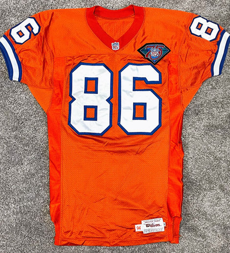 Jeff Campbell 1994 Game Worn Denver Broncos Jersey
