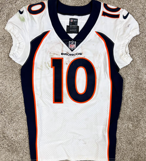 Emmanuel Sanders 2017 Game Worn Denver Broncos Jersey