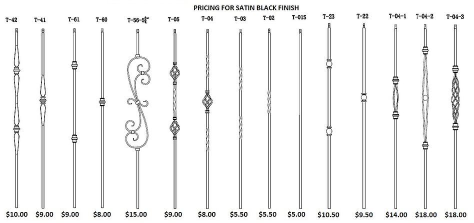 Railings, Pickets, Balusters, Iron, Wroght, Copper, Spindles, Stairs, Staircase, Picket, Baulster, Spindle, Baskets, Knuckles