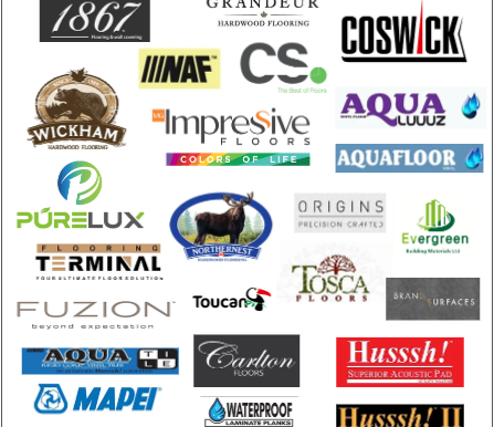 We carry all the top brands of flooring!