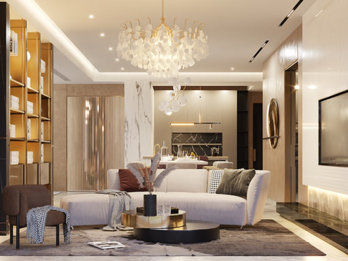 Minimalist interior space representing lived-in brand residency and intentional luxury branding