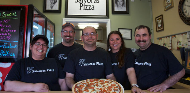 Salvoras Pizza Delivery To Portage Valparaiso Indiana One Block South Off Route 6