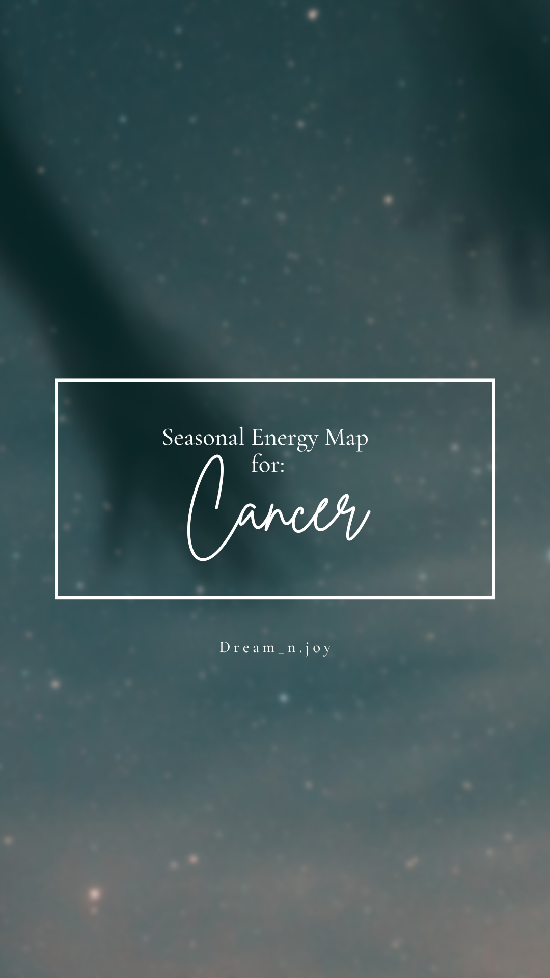Cancer Seasonal Energy Map