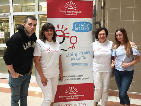 Nábor dárců ve spolupráci s Universitou v Hradci Králové – 9.5.2018