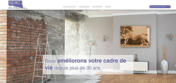 Christophe Bourdy Consultant Communication création site SPAC Décoration - Peinture - Pose revêtement sols murs - Ravalement