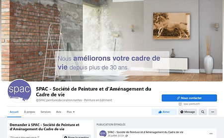 Christophe Bourdy Consultant Communication création logo SPAC Décoration - Peinture - Pose revêtement sols murs - Ravalement