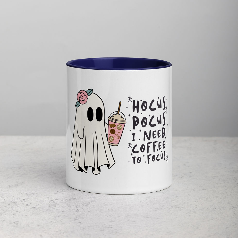 Miniatura: Mug with Color Inside Halloween Coffee Lovers