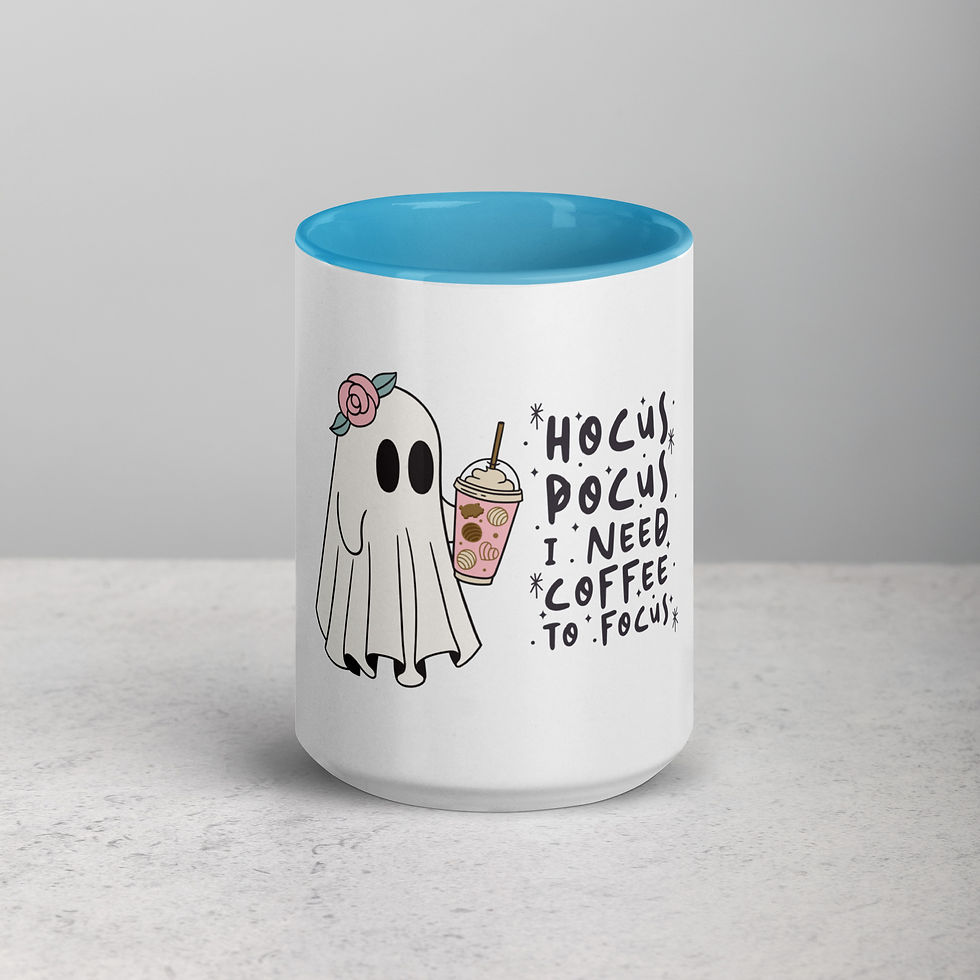Miniatura: Mug with Color Inside Halloween Coffee Lovers