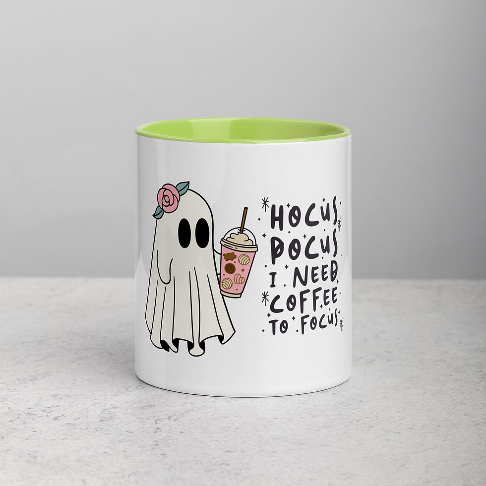 Miniatura: Mug with Color Inside Halloween Coffee Lovers