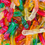Thumbnail: Sweet Gummy Worms Candy Assorted Fruit Flavored Gummies 8oz and Escarchi 8oz