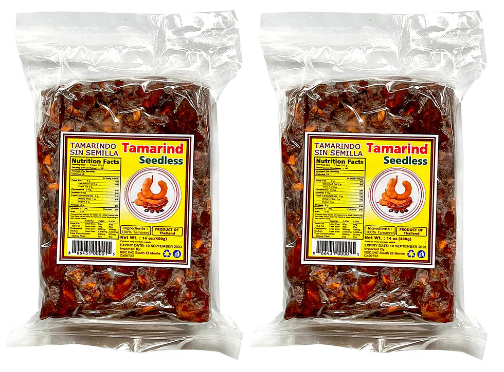 Miniatura: Tamarind Wet Seedless BlockSlab 14oz (400g) All Natural No added sugar Vegan