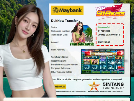 EGA88 RM2200 Big Win | Thai Paradise Slot Winner