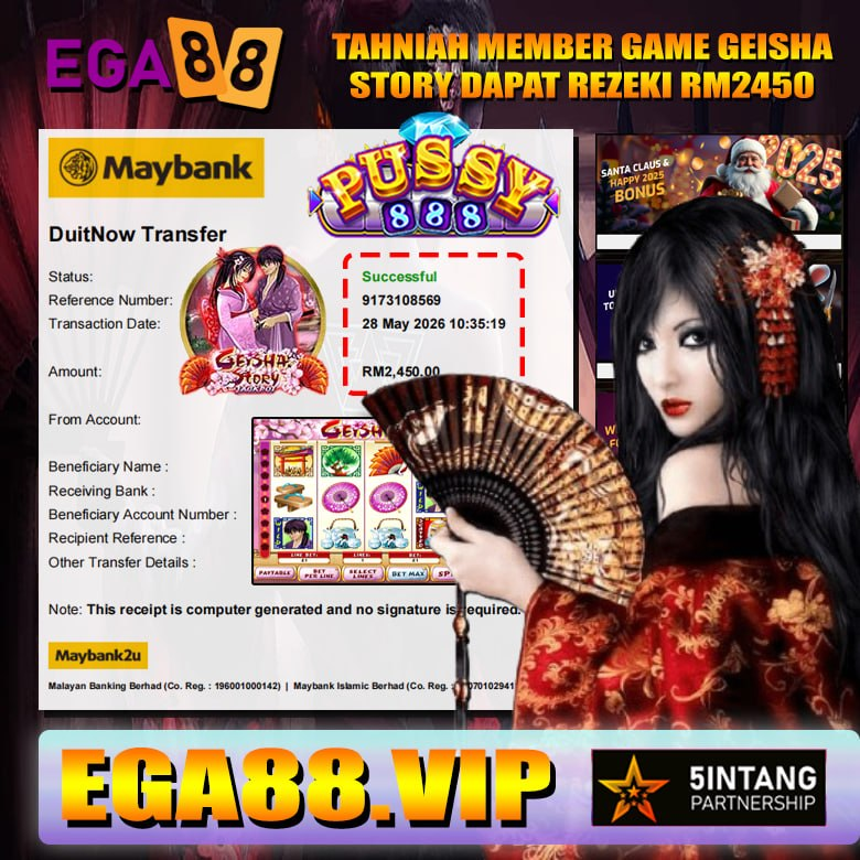 Geisha Story slot game RM2450 big win at EGA88 online casino Malaysia