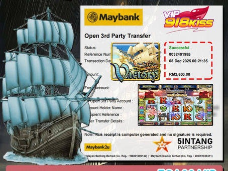 ⭐️TAHNIAH MEMBER EGA88 CUCI DALAM GAME 918KISS RM2600⭐️