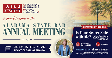 Join AIM at the Alabama State Bar 2026 Annual Meeting