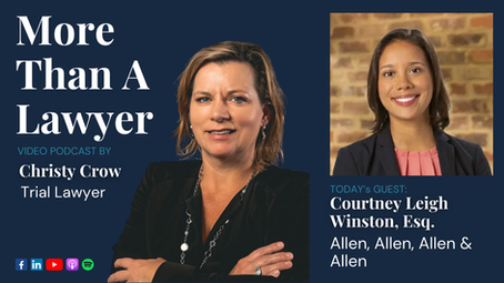 More Than A Lawyer with Christy Crow: Podcast Episode 28