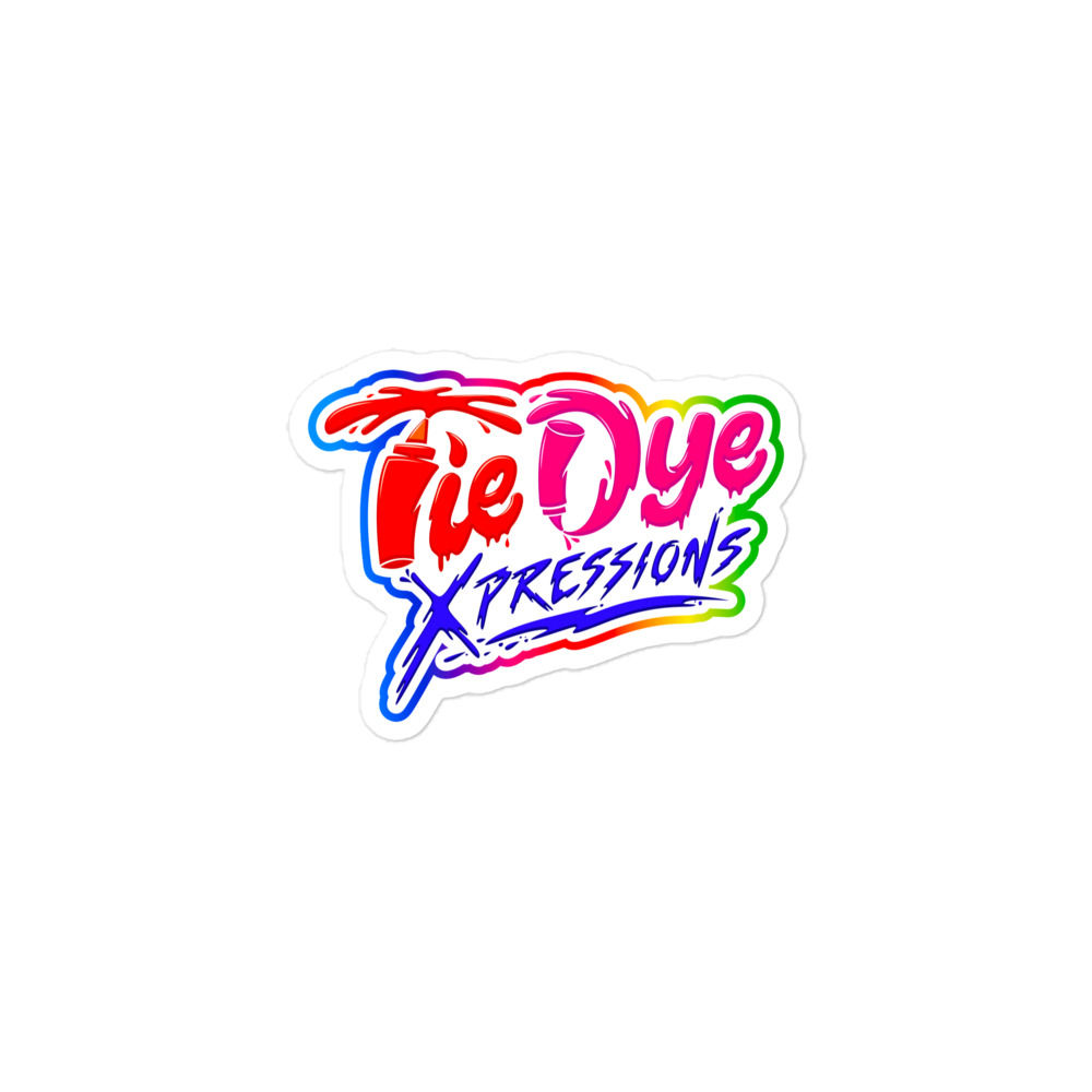 Tie Dye Xpressions Sticker
