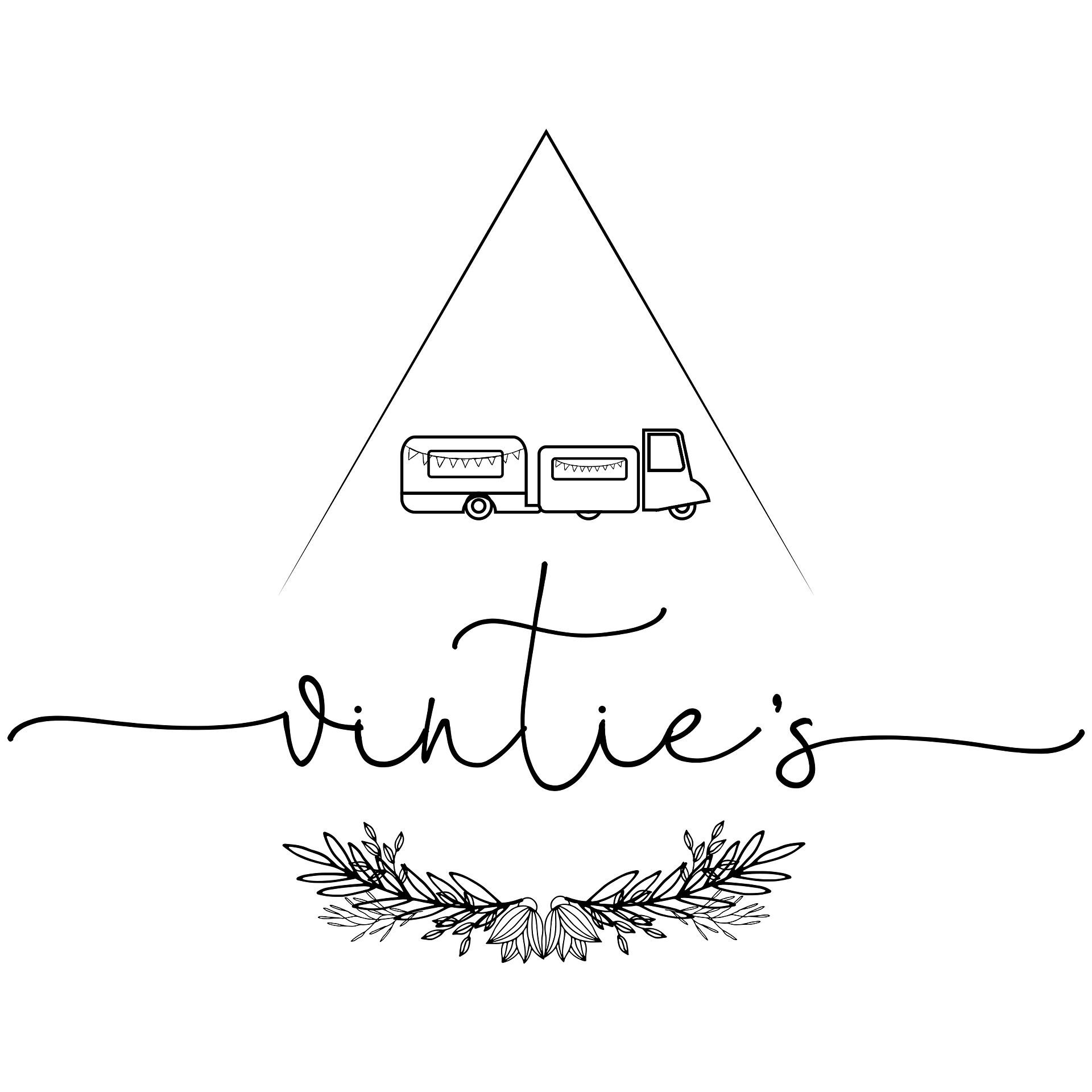 Image du premier logo de Vintie’s, symbolisant le début de notre marque dédiée aux événements authentiques.