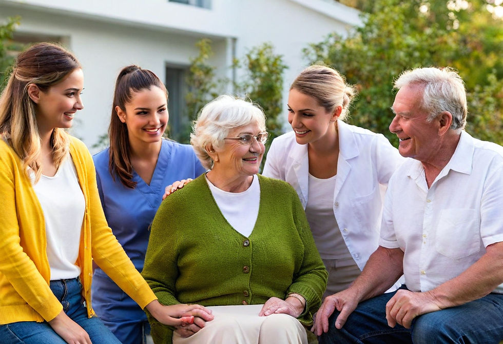 Family partnering in life with aging parent