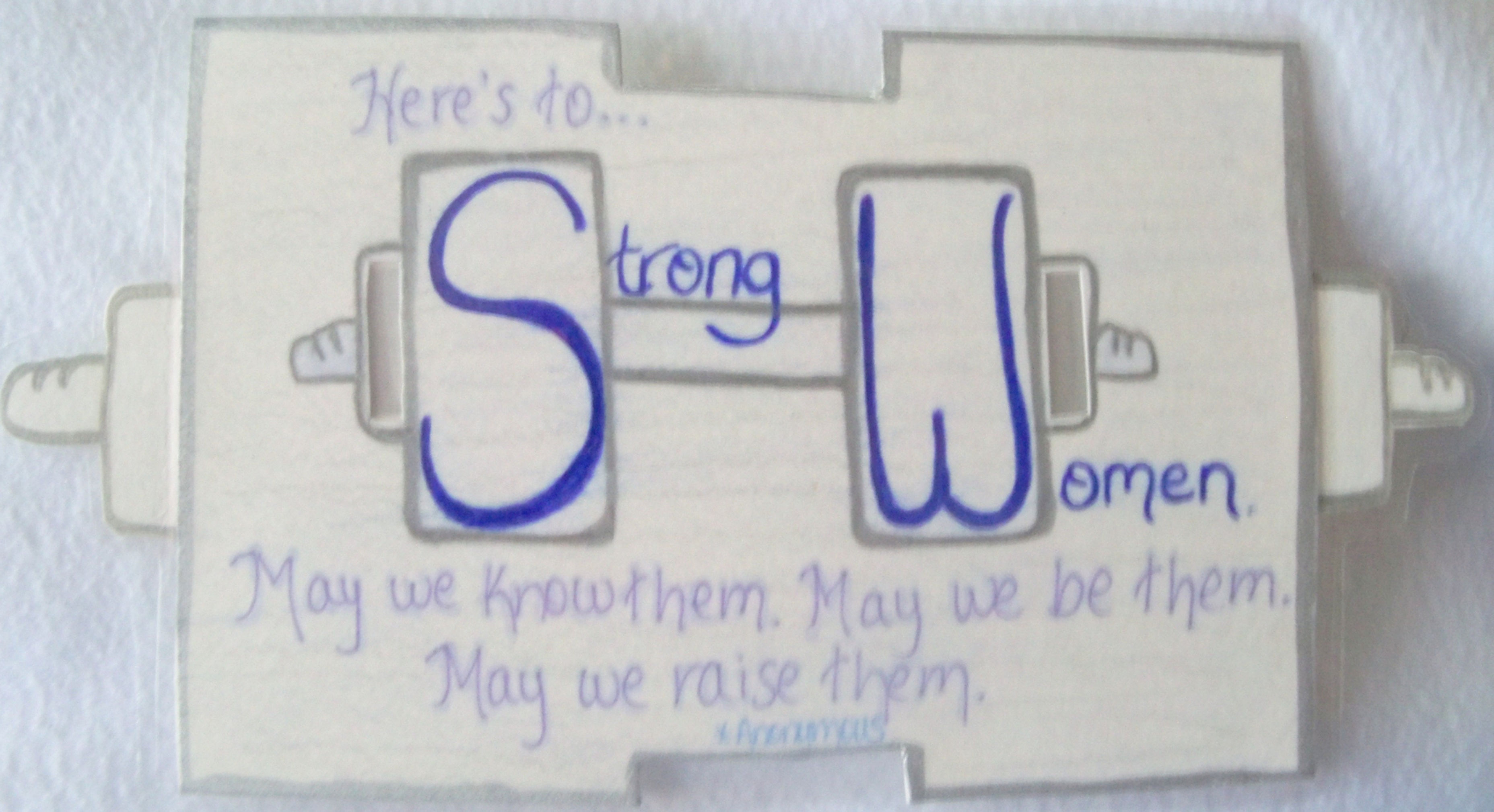 GQ115 Dumbbell~Strong girls!