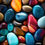 Miniature : Collection vibrante de galets colorés