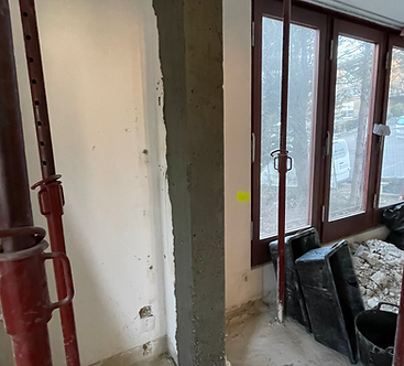 Réalisation d'un pilier béton armé pour accueillir une poutre HEA