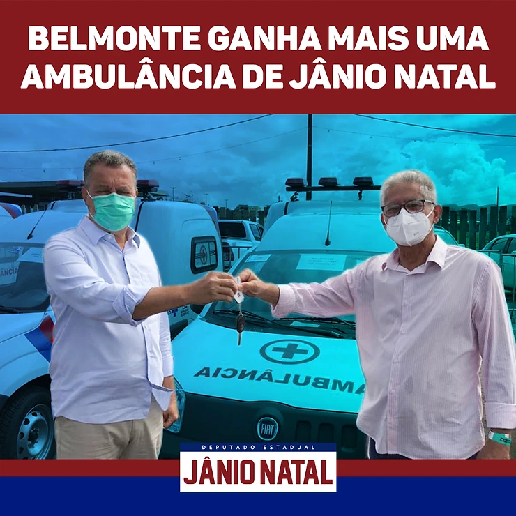BELMONTE GANHA MAIS UMA AMBULÂNCIA DE JÂNIO NATAL 5