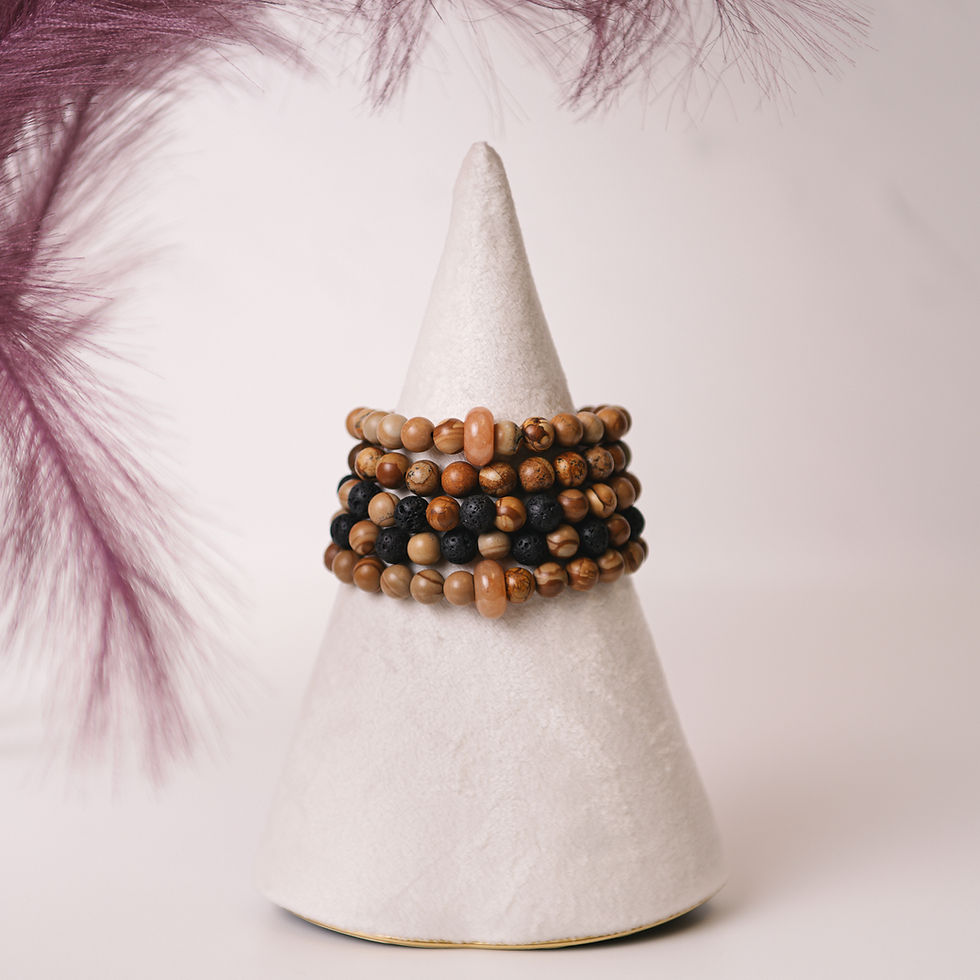 Miniature : Bracelet : Jaspe Paysage