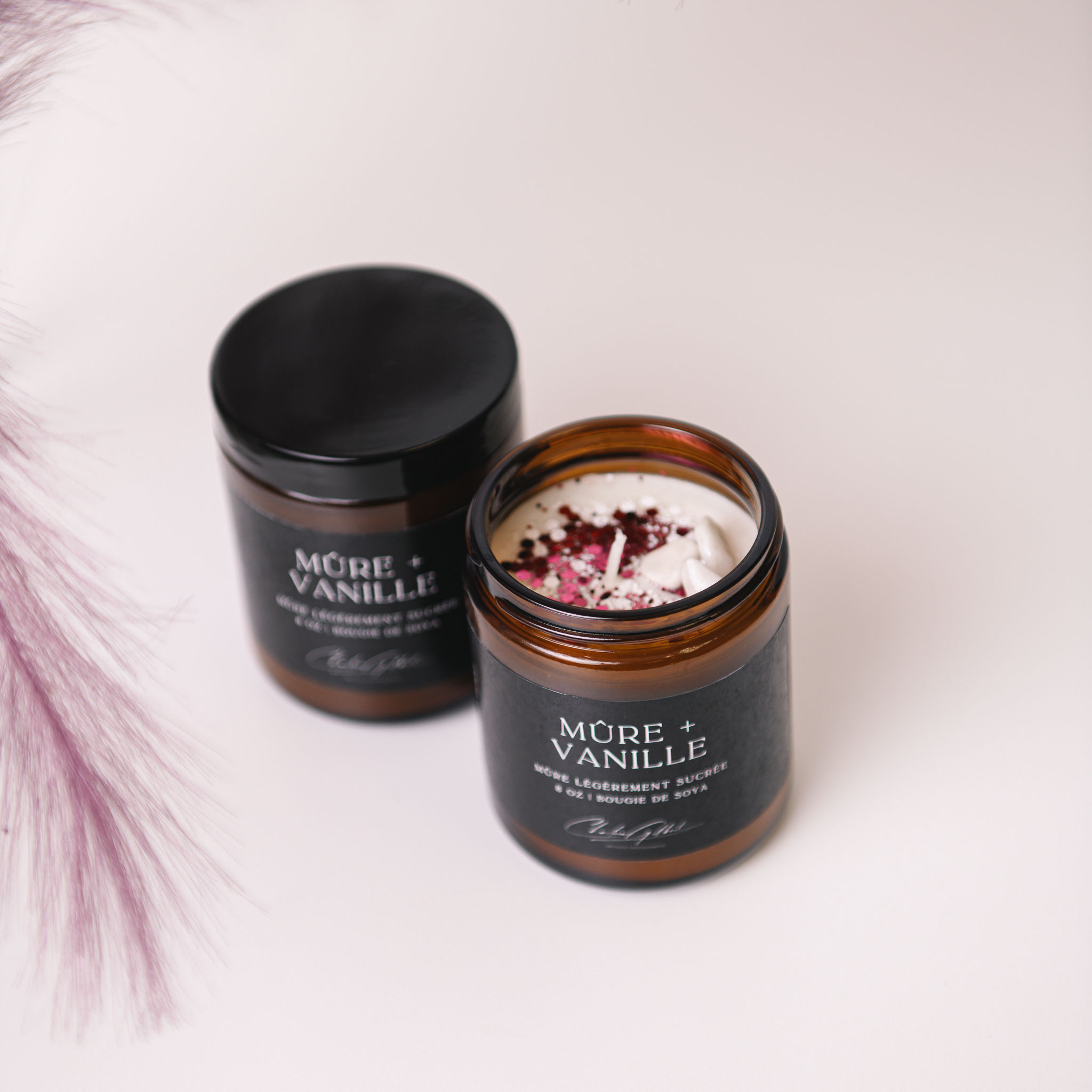 Bougie : Mûre + Vanille