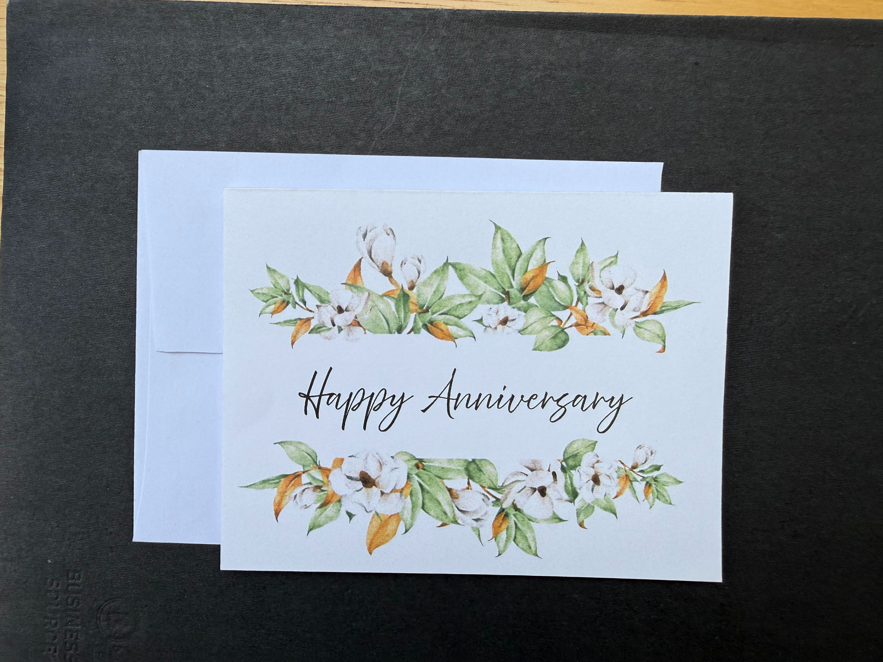 Happy Anniversary Split Magnolia Notecards