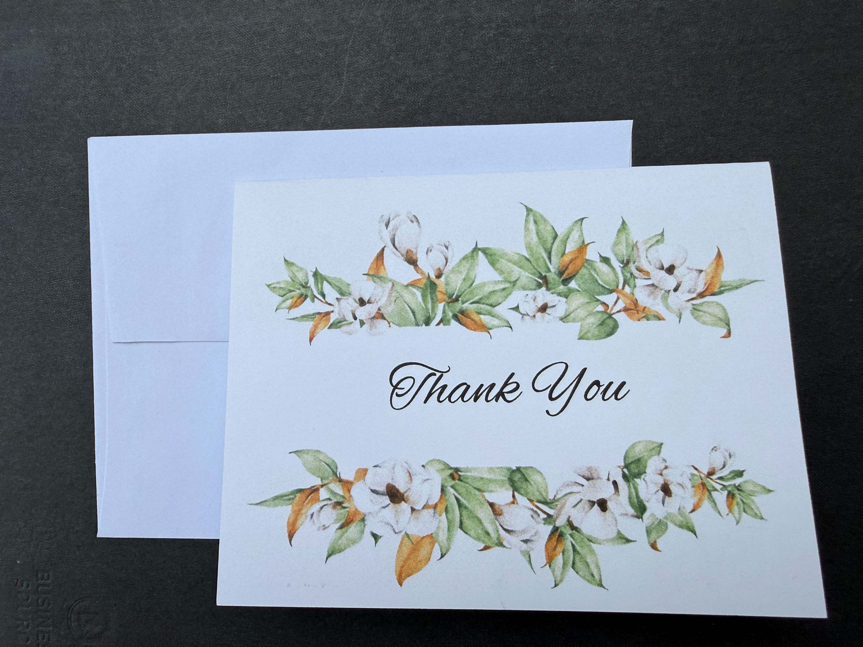 Thank You Split Magnolia Notecards