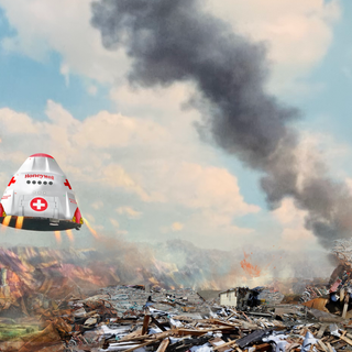 Honeywell Vimanas landing at a mega disaster 