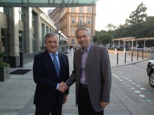 JF a A.Tajani, Bratislava, 8.7.2013