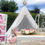 Thumbnail: Deluxe lace teepee chill out areas 