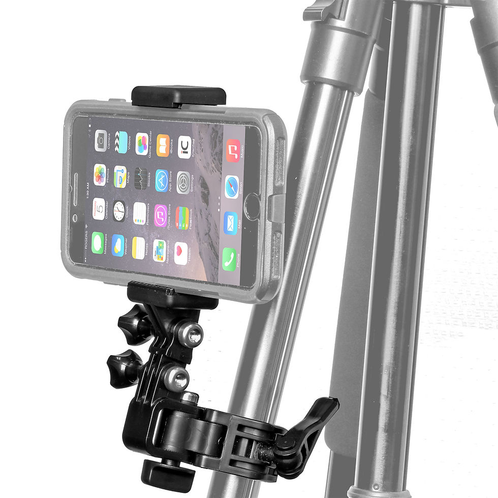 Thumbnail: Universal Clamp Mounting kit for GoPro and Smart Phones