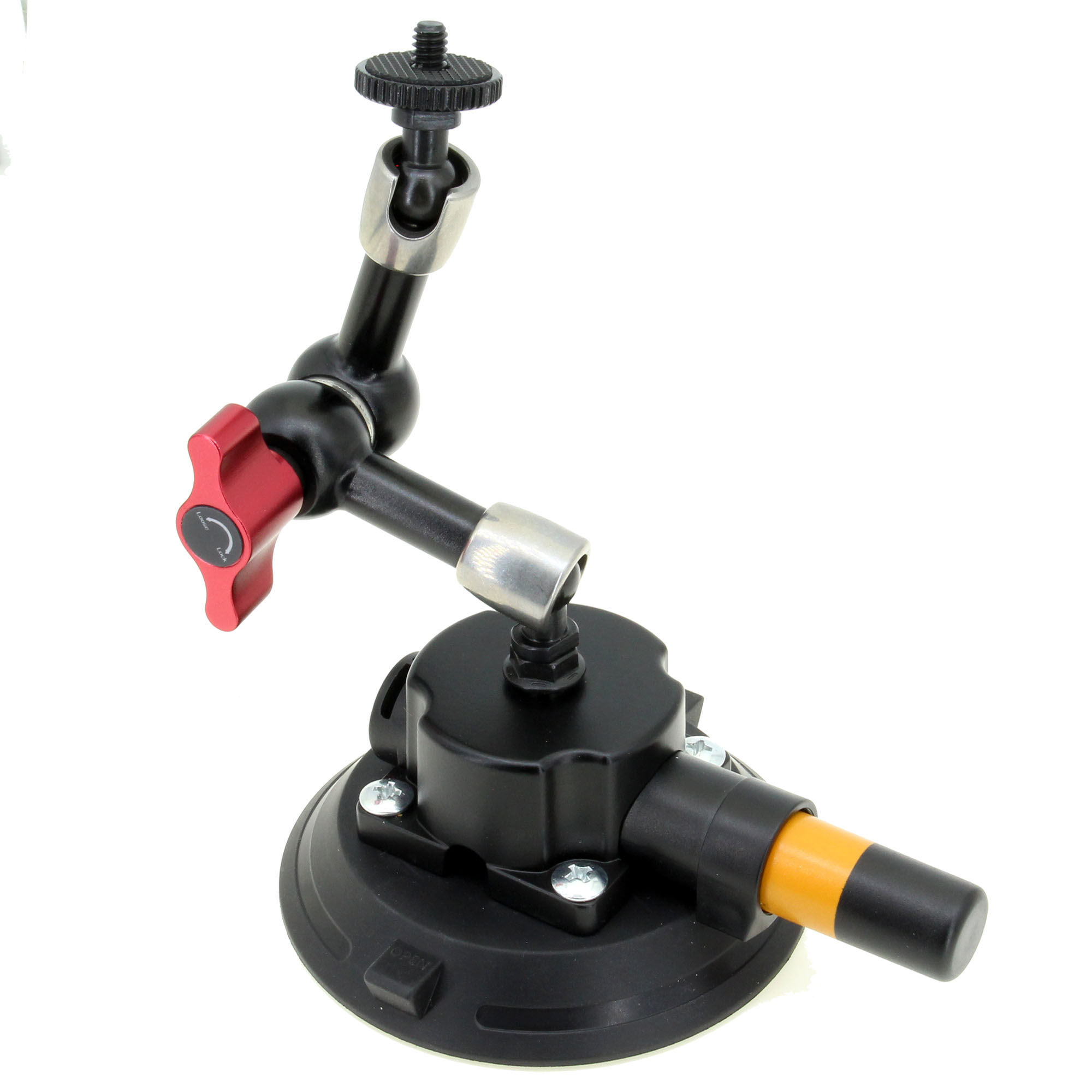 4" Suction Cup with Heavy Duty 7” Articulated Arm Mount