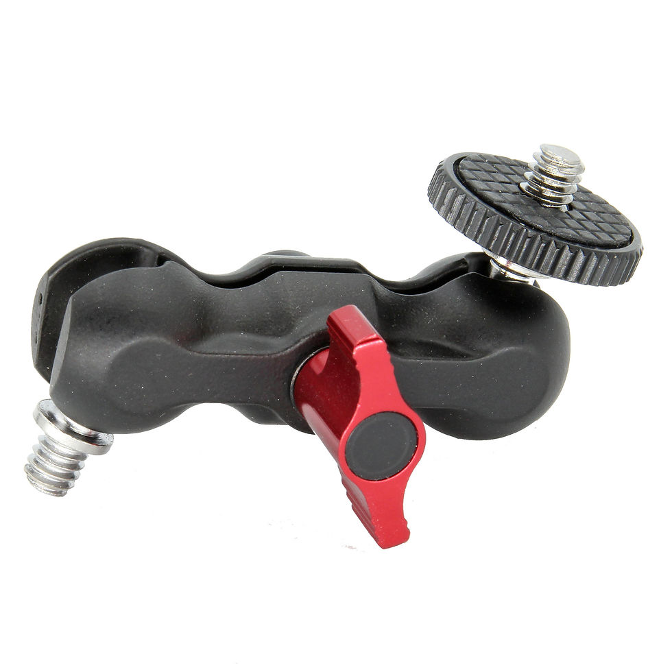 Thumbnail: MINI 360 DEGREE 1/4" SWIVEL MOUNT - 4 LB LOAD CAPACITY