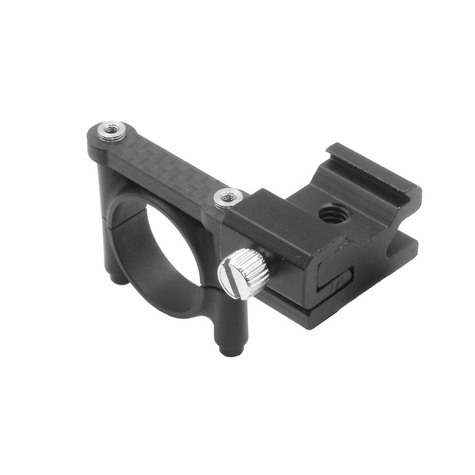 Thumbnail: HOT SHOE SINGLE CARBON FIBER MOUNT FOR MICROPHONES ON DJI RONIN