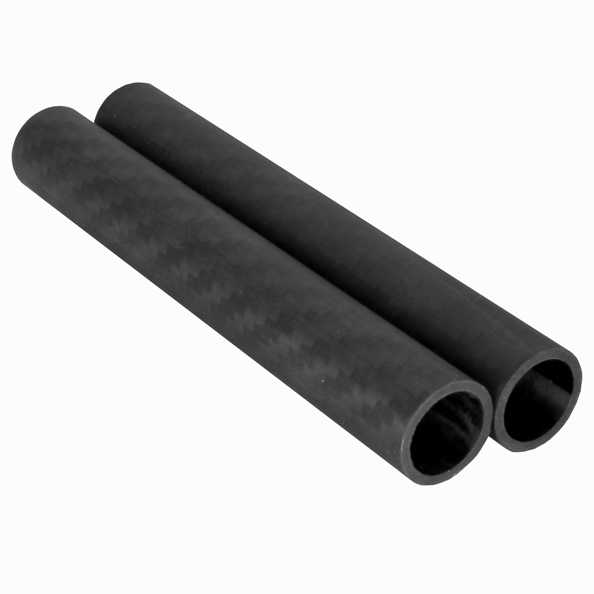 Pair of 4" Heavy Duty Lightweight 15mm Carbon Fiber Rods w/ 1.5mm walls