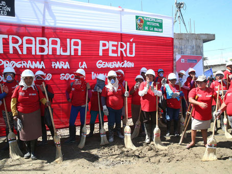 Programa "Trabaja Perú" cierra el año 2021 generando 270.000 puestos de trabajo