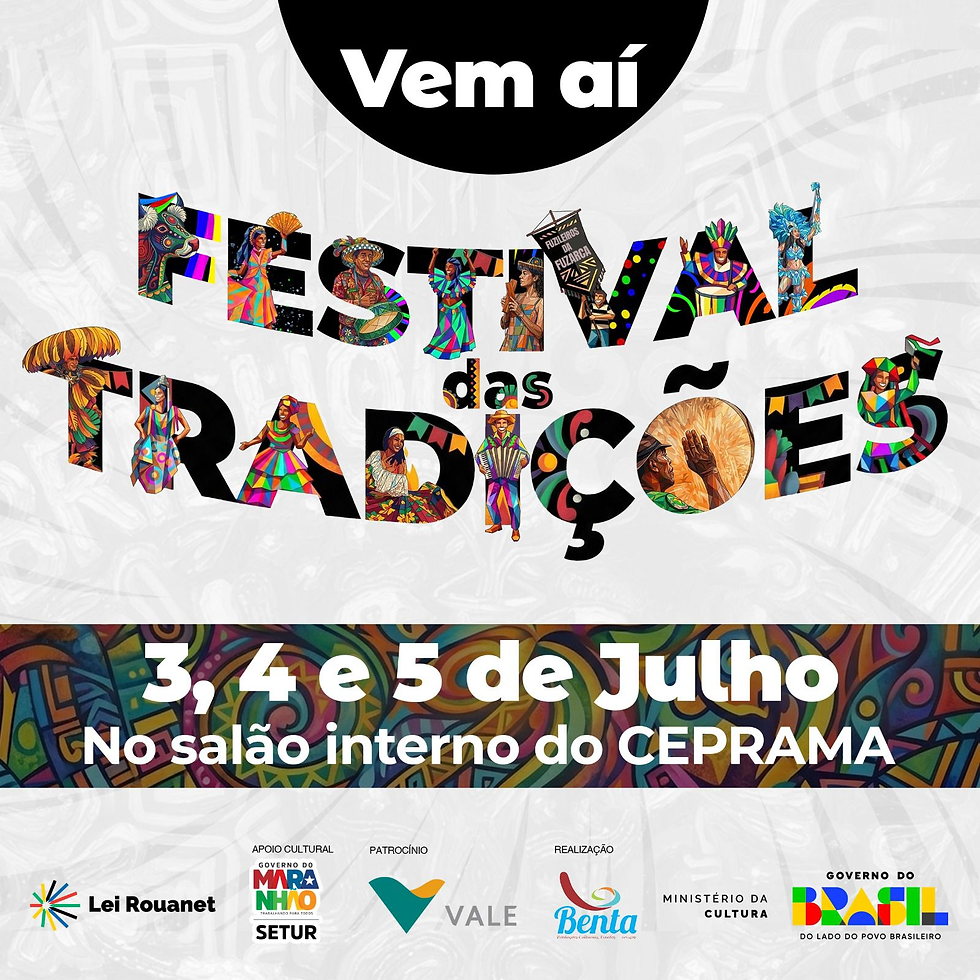 Festival das Tradições movimenta o Ceprama durante as férias de julho em São Luís