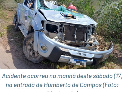 Turistas franceses morrem após caminhonete capotar na região dos Lençóis