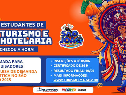 Setur-MA abre credenciamento para montar equipe de pesquisadores do São João do Maranhão