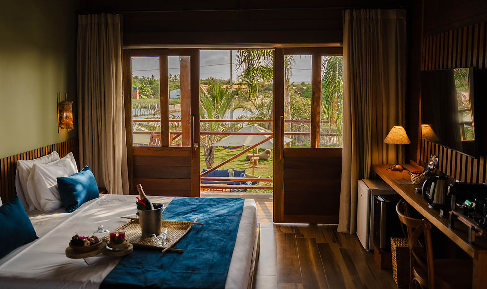 O premiado Vila Aty é um hotel de alto padrão na região dos Lençóis Maranhenses (Foto: Leo Castro/Vila Aty)