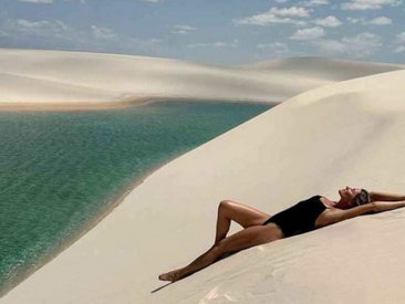 Até Gisele Bündchen se rende aos encantos dos Lençóis Maranhenses